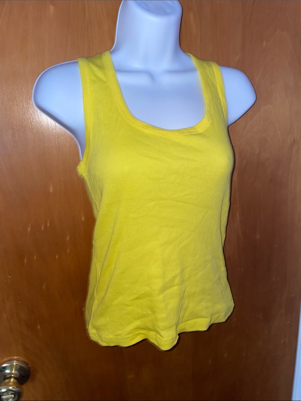 Yellow Ribbed Tank 💛 - Picture 3 of 10